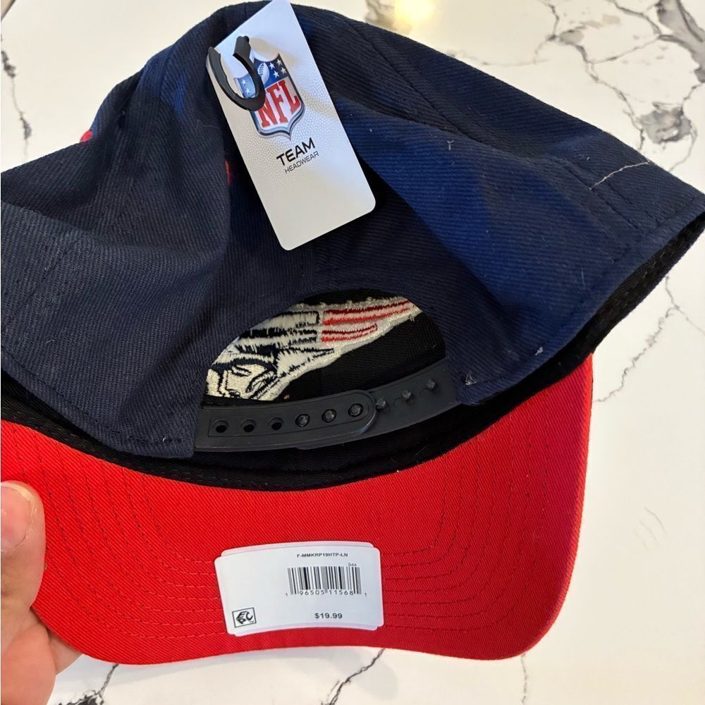 NFL Kids Navy Blue Patriots Hat - Picture 2 of 4